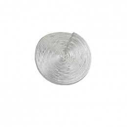 Guzik plastikowy spirala 30mm - ciemny srebrny