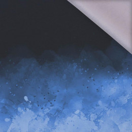 KLEKSY (classic blue) / czarny - panel, softshell