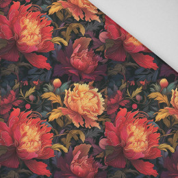 VINTAGE CHINESE FLOWERS WZ. 3 - Tkanina bambusowa 170g