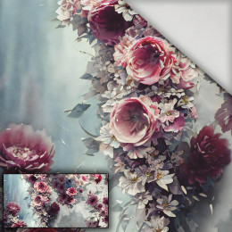 VINTAGE FLOWERS WZ. 5 - panel (80cm x 155cm) lycra 300g