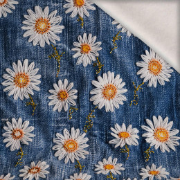 DAISIES DENIM IMITATION WZ. 2 - dzianina drapana z elastanem ITY