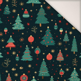 CHRISTMAS TREE WZ. 1 - PERKAL tkanina bawełniana