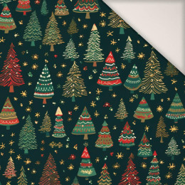CHRISTMAS TREE WZ. 2 - PERKAL tkanina bawełniana