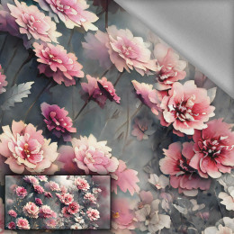 VINTAGE FLOWERS WZ. 3 - panel panoramiczny (80cm x 140cm) softshell light