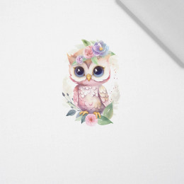 BABY OWL - panel (75cm x 80cm) tkanina bawełniana