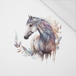 WATERCOLOR HORSE - PANEL (60cm x 50cm) SINGLE JERSEY