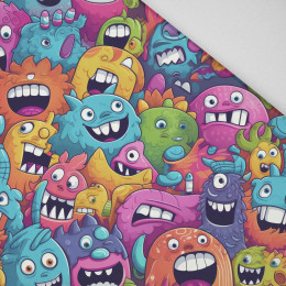 CRAZY MONSTERS WZ. 4 - Tkanina bambusowa 170g