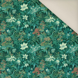 VERDIGRIS / FLOWERS- Welur tapicerski