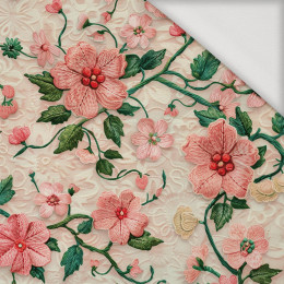 FLOWERS 3D WZ. 5 - Jersey wiskozowy
