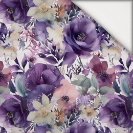 FLOWERS WZ.51 - lekka dzianina drapana