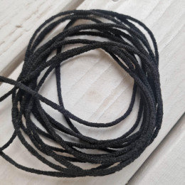 Guma okrągła 3mm - CZARNA