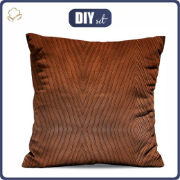 PODUSZKA 45X45 - LEATHER PATTERN WZ.19 - zestaw do uszycia