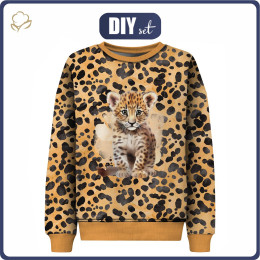 DZIECIĘCA BLUZA (NOE) - LITTLE LEOPARD - zestaw do uszycia