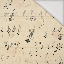 MUSIC NOTES WZ. 2 - Jersey wiskozowy