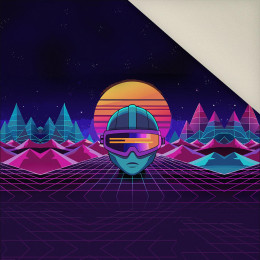 NEON GALAXY WZ.10 - panel (60cm x 50cm) - Welur tapicerski