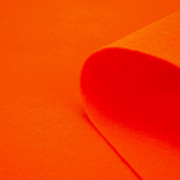 Filc dekoracyjny 20x30 cm - neon pomarańczowy