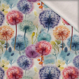 PASTEL FLOWERS WZ.16 - lekka dzianina drapana