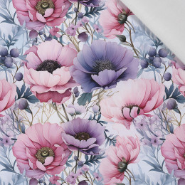 PASTEL FLOWERS WZ.17 - tkanina wiskozowa