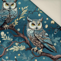 PASTEL BIRDS WZ.3 (SOWY)- Welur tapicerski