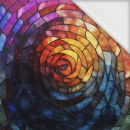 STAINED GLASS WZ.3 - PANEL (60cm x 50cm) dzianina pętelkowa z elastanem ITY
