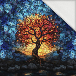 STAINED GLASS WZ.6 - PANEL (60cm x 50cm) dzianina pętelkowa z elastanem ITY