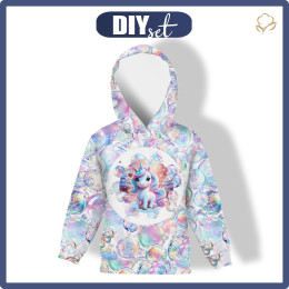 DZIECIĘCA BLUZA Z KAPTUREM (ALEX) - SWEET UNICORN - zestaw do uszycia
