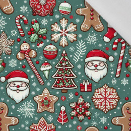 HAPPY CHRISTMAS WZ. 7 - tkanina bawełniana