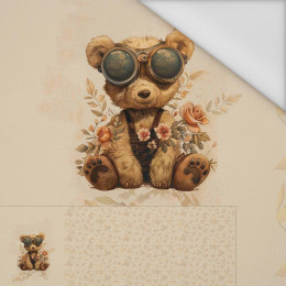 BEAR STEAMPUNK FOREST WZ.2 - panel panoramiczny tkanina wodoodporna (60cm x 155cm)