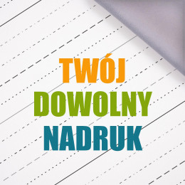 MATERIAŁ Z WŁASNYM NADRUKIEM - softshell