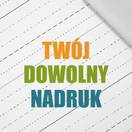 MATERIAŁ Z WŁASNYM NADRUKIEM - tkanina bawełniana