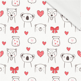 VALENTINE'S DAY 18 - dresówka pętelkowa