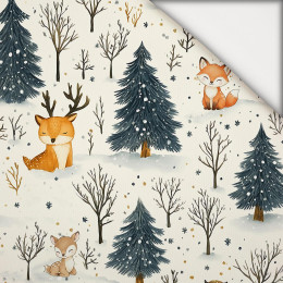 WINTER ANIMALS WZ.2 - lekka dzianina drapana