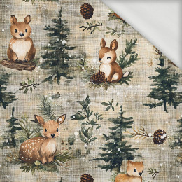 WINTER ANIMALS WZ.3 - dresówka pętelkowa