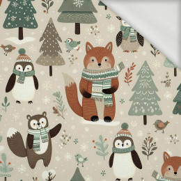 WINTER ANIMALS WZ.5 - dresówka pętelkowa