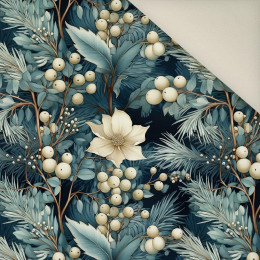 WINTER FLOWERS WZ.2- Welur tapicerski