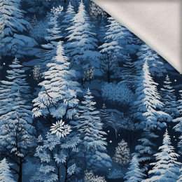 WINTER FOREST WZ. 5 - dzianina drapana z elastanem ITY