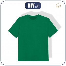 T-SHIRT DZIECIĘCY - B-27 - LUSH MEADOW / zielona - single jersey