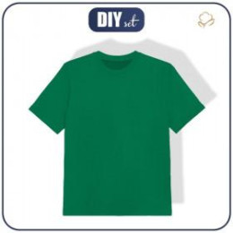 T-SHIRT DZIECIĘCY (116/122) - B-27 - LUSH MEADOW / zielona - single jersey