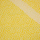 50cm - BIAŁE KWIATKI (YELLOW) - tkanina wiskozowa