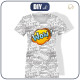 T-SHIRT DAMSKI - KOMIKS / wow - single jersey