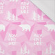 NIEDŹWIEDZIE (adventure) / różowy - single jersey z elastanem TE210
