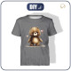 T-SHIRT DZIECIĘCY - VALENTINE'S DAY / BEAR - zestaw do uszycia