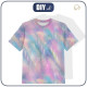 T-SHIRT DZIECIĘCY - TĘCZOWY OCEAN wz. 3 - single jersey (92/98)