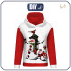 BLUZA DAMSKA (POLA) CLASSIC Z KAPTUREM - TIPSY SNOWMEN - zestaw do uszycia