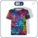 T-SHIRT DZIECIĘCY - STREET GRAFFITI WZ.3 - zestaw do uszycia