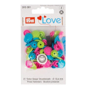 Napy kwiatki 13,6mm  30kpl - PRYM Love 393081