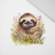 WATERCOLOR SLOTH WZ. 2 - PANEL (60cm x 50cm) Panama 220g