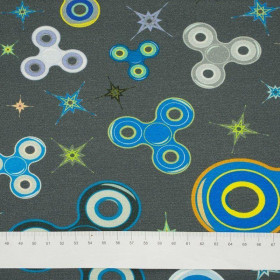 SPINNERY / szary - dresówka pętelkowa SP250