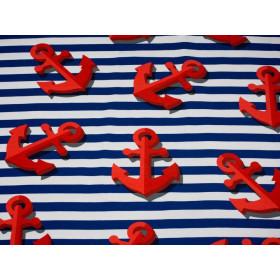 KOTWICE 3D - Jersey wiskozowy WE210