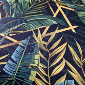 WILD JUNGLE wz.4 (MONSTERA) - gruba ekoskóra tłoczona